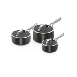 Ninja ZEROSTICK Ceramic Pro 3-Piece Saucepan Set – Black product photo