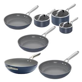 Ninja ZEROSTICK Ceramic Pro - Midnight Blue - 7 Piece Set product photo Side New M