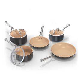 Ninja Extended Life Ceramic 5-Piece Frying Pan & Saucepan Set CW95000UK product photo