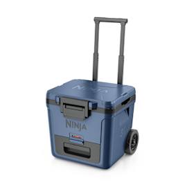 Ninja FrostVault 30QT/28L Wheeled Cooler with Dry Zone, Lakeshore Blue FB230UKBL product photo Side New M