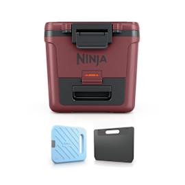 Ninja FrostVault 30QT/28L Wheeled Cooler with Dry Zone, Canyon Red FB230UKMR product photo