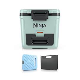 Ninja FrostVault 30QT/28L Wheeled Cooler with Dry Zone, Seafoam Blue FB230UKMT product photo