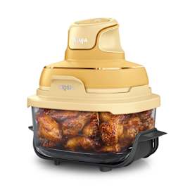 Ninja CRISPi 4-in-1 Portable Glass Air Fryer - Ginger Snap FN101UKGD product photo Side New M