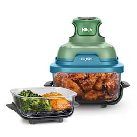 Ninja CRISPi 4-in-1 Portable Small Glass Air Fryer &ndash; Mint Pond FN101UKGNBL product photo