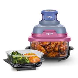 Ninja CRISPi 4-in-1 Portable Glass Air Fryer - Purple Mauve FN101UKPRMV product photo