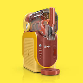 Ninja SLUSHi Frozen Drink Maker - Strawberry Mango Orange FS301UKOR product photo Side New M