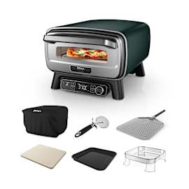 Ninja Artisan Electric Outdoor Pizza Oven & Air Fryer – British Racing Green MO201UKDB product photo