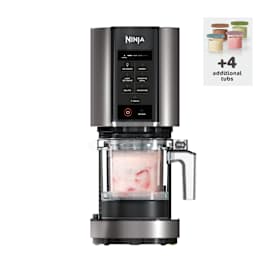 Ninja&nbsp;CREAMi Ice Cream & Frozen Dessert Maker (6 Tub Multi-Coloured Lid Bundle) product photo Side New M