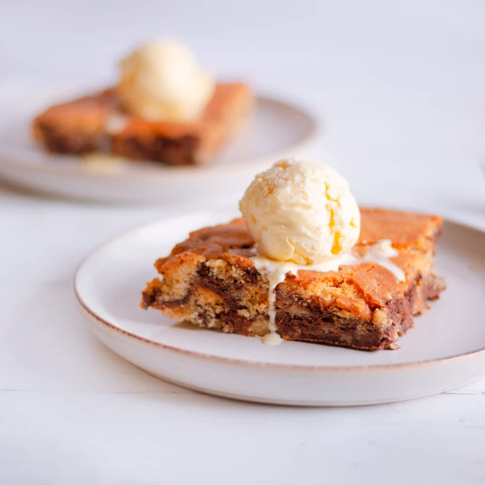 Image of Nutella Stuffed Cookie Dough Cake