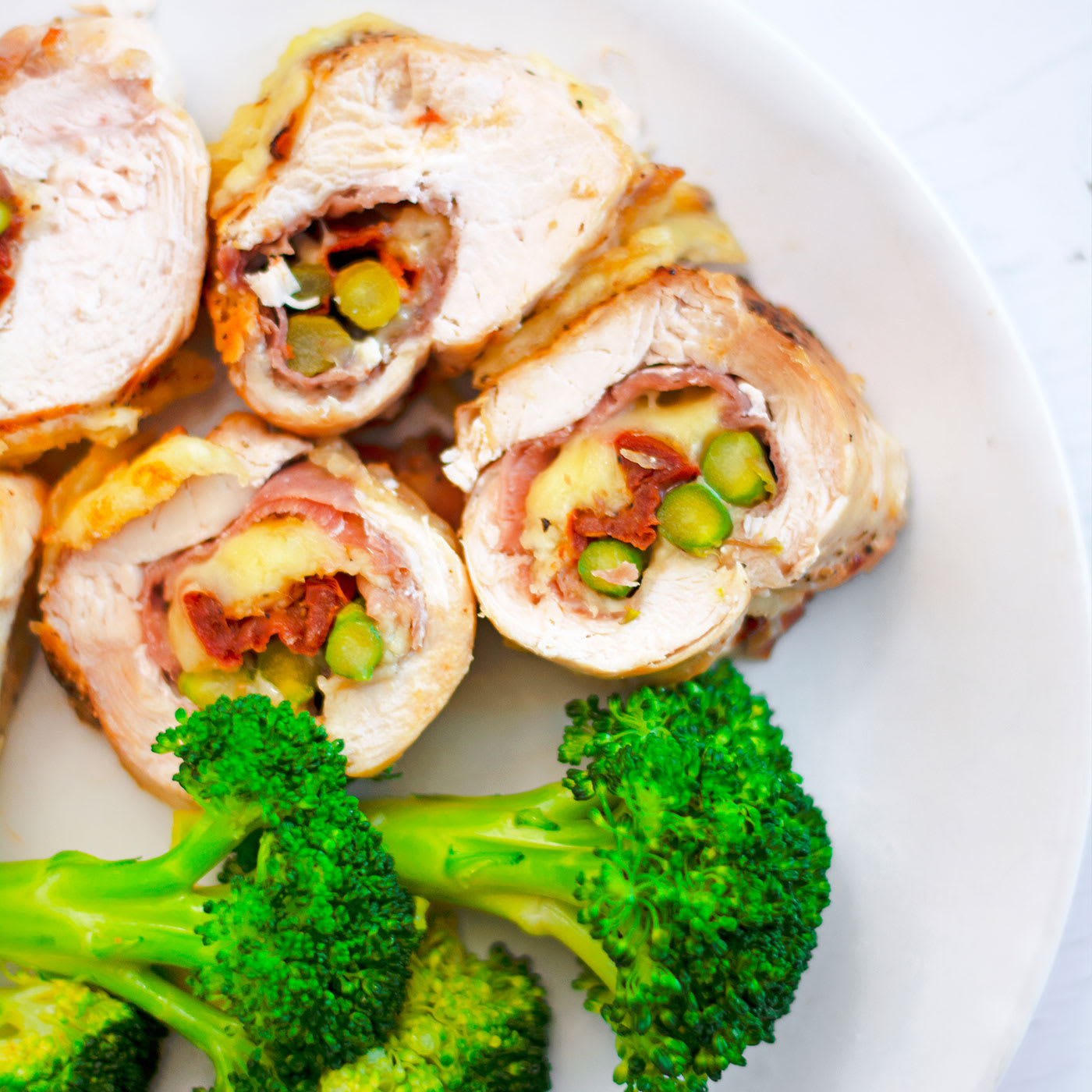 Image of Prosciutto Stuffed Cheesy Chicken Breasts